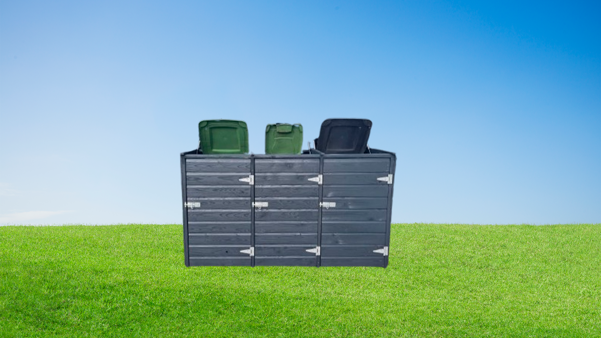 Paravan pentru pubele